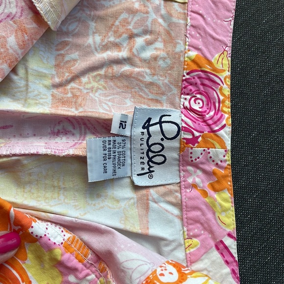 SOLD—Lilly Pulitzer light weight pant 97% cotton - Picture 2 of 6